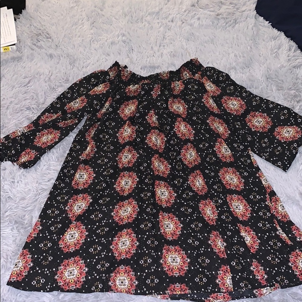 Off the Shoulder Floral Dress